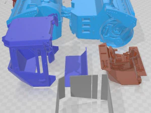 Articulated Tandem Vibratory Road Roller Printable 3D Print Model