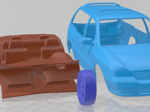 Windstar 1999 Printable Car 3D Print Model