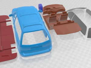 Windstar 1999 Printable Car 3D Print Model