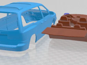 Windstar 1999 Printable Car 3D Print Model