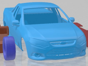 Falcon FG UTE XR6 2011 Printable Car Modello di stampa 3D
