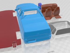 Falcon FG UTE XR6 2011 Printable Car Modello di stampa 3D