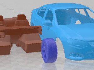 Falcon FG Sedan XR6 2011 Printable Car Modèles 3D en vedette