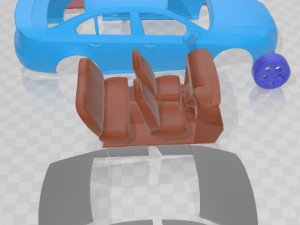 Falcon FG Sedan XR6 2011 Printable Car Modèles 3D en vedette