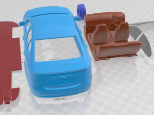 Falcon FG Sedan XR6 2011 Printable Car Modèles 3D en vedette
