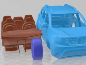 Renault Duster 2018 Printable Car Modèles 3D en vedette