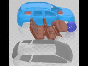 Renault Duster 2018 Printable Car Modèles 3D en vedette