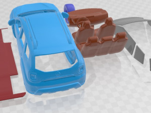 Renault Duster 2018 Printable Car Modèles 3D en vedette