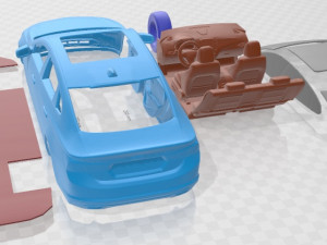 Chevrolet Malibu 2018 Printable Car Modelo de Impressão 3D