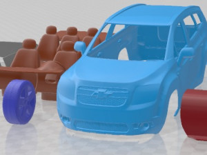 Chevrolet Orlando 2011 Printable Car 3D Print Model