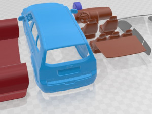 Chevrolet Orlando 2011 Printable Car Modello di stampa 3D
