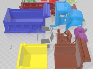 Peterbilt 340 Dump Truck 2009 Printable 3D Принт Модель