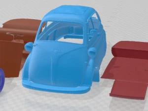 Isetta 300 1956 Printable Car 3D Print Model