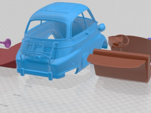 Isetta 300 1956 Printable Car 3D-printmodel