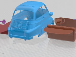 Isetta 300 1956 Printable Car 3D Print Model