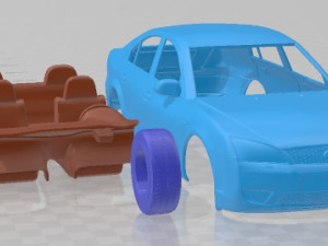 Mondeo Hatchback 2003 Printable Car 3D Принт Модель