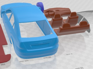 Mondeo Hatchback 2003 Printable Car 3D Принт Модель