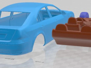 Mondeo Hatchback 2003 Printable Car 3D Print Model