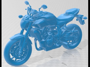 Yamaha FZ 07 2016 Printable Motorbike Modelo de impresión 3D