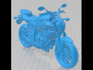 Yamaha FZ 07 2016 Printable Motorbike Modelo de Impressão 3D