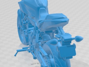 Yamaha FZ 07 2016 Printable Motorbike Modelo de Impressão 3D