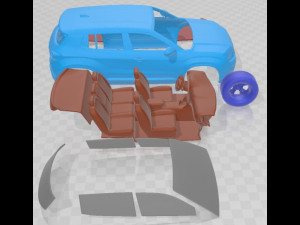 Jeep Avenger 2023 Printable Car Modèles 3D en vedette