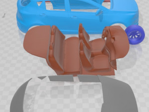 EVO Electric 2022 Printable Car 3D Принт Модель