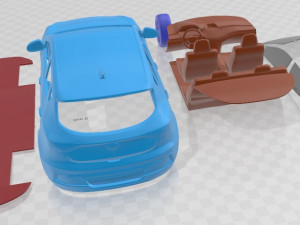EVO Electric 2022 Printable Car 3D Принт Модель
