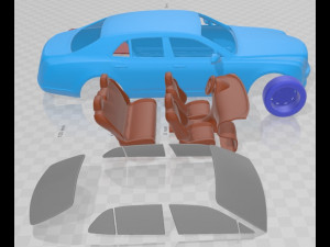 Bentley Mulsanne 2011 Printable Car Modèles 3D en vedette
