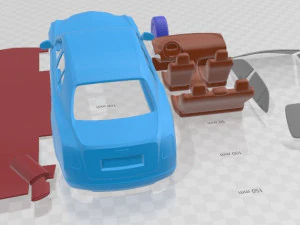 Bentley Mulsanne 2011 Printable Car 3D Print Model