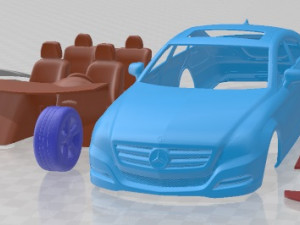 Mercedes Benz CLS Class W218 2014 Printable Car 3D-printmodel