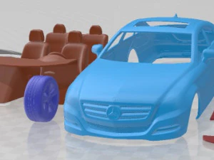 Mercedes Benz CLS Class W218 2014 Printable Car 3D Print Model