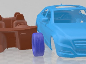 Mercedes Benz CLS Class W218 2014 Printable Car 3D-Druckmodell
