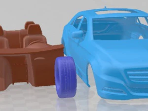 Mercedes Benz CLS Class W218 2014 Printable Car 3D Print Model
