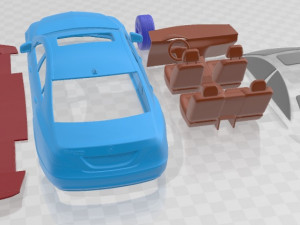 Mercedes Benz CLS Class W218 2014 Printable Car 3D-Druckmodell