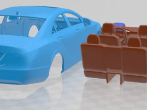 Mercedes Benz CLS Class W218 2014 Printable Car 3D Print Model