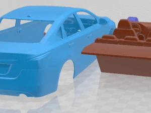 Nissan Altima Sedan 2013 Printable Car 3D Print Model