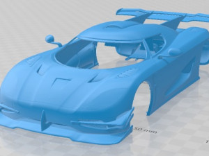 Koenigsegg One 1 2014 Printable Body Car 3D Print Model
