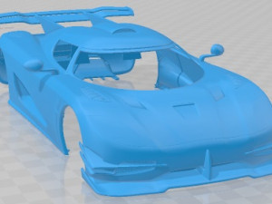 Koenigsegg One 1 2014 Printable Body Car 3D Принт Модель