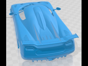 Koenigsegg One 1 2014 Printable Body Car 3D Принт Модель