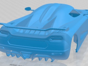Koenigsegg One 1 2014 Printable Body Car 3D Принт Модель