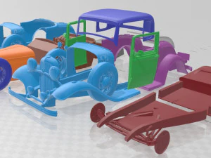 Coupe 1932 Printable Car 3D Print Model