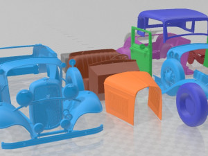 Coupe 1932 Printable Car 3D Print Model