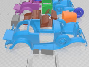 Coupe 1932 Printable Car 3D Print Model