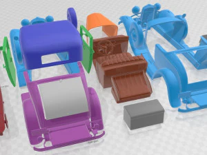 Coupe 1932 Printable Car 3D Print Model