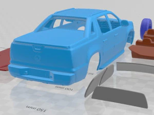 Cadillac Escalade EXT 2011 Printable Car 3D Print Model