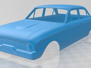 Falcon 1960 Printable Body Car 3D Print Model