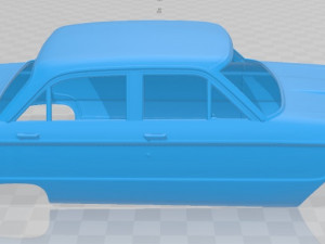 Falcon 1960 Printable Body Car 3Dプリントモデル