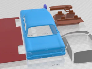 Falcon 1960 Printable Car 3D Print Model