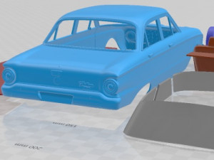 Falcon 1960 Printable Car 3D प्रिंट मॉडल